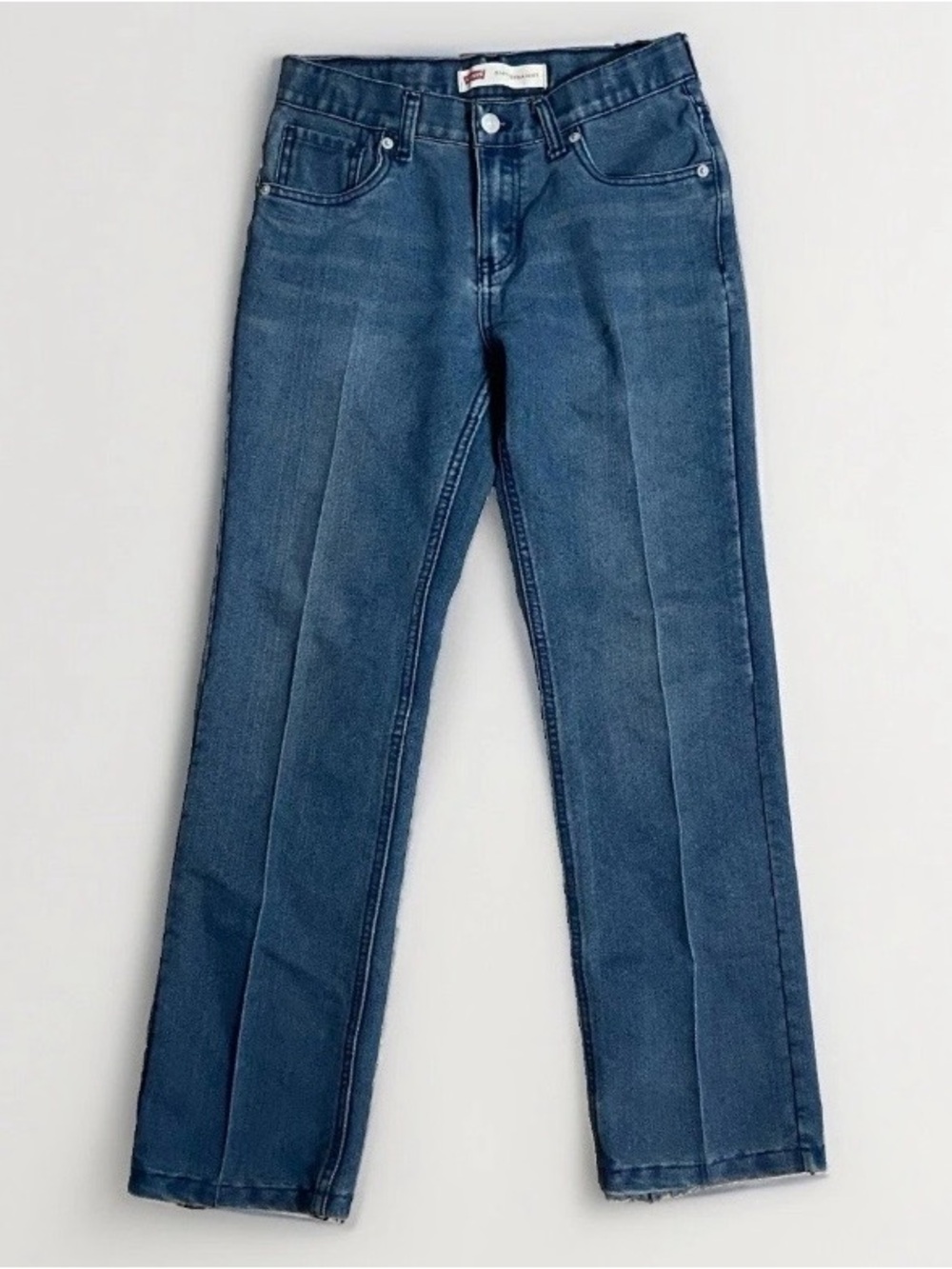 Levi Strauss 514 Youth Boys Straight Leg Dark Wash Jeans Size 14 Reg 27x 29